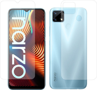 Fashion Way Front and Back Screen Guard for Realme Nazro 20(Pack of 2)