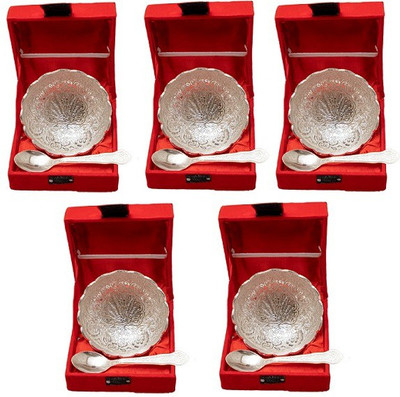 Being Nawab Tray, Bowl Serving Set(Pack of 5)