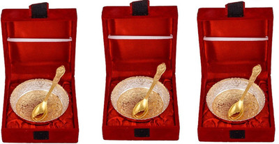 Being Nawab Tray, Bowl Serving Set(Pack of 3)