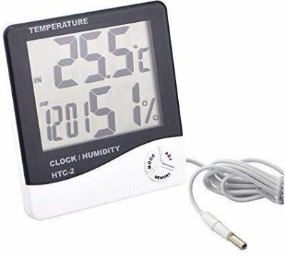 Nac Global Digital White Clock