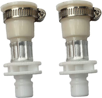 SANI Washing Machine Inlet Hose Faucet Water Tap Adapter Connector (Pack of 2) Tap Adapter Tap Adapter