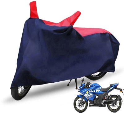 Richiee Two Wheeler Cover for Suzuki(Gixxer SF, Red, Blue)