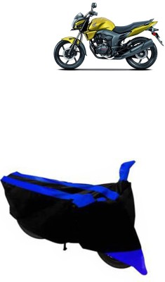 RONISH Two Wheeler Cover for Honda(CB Trigger, Black, Blue)