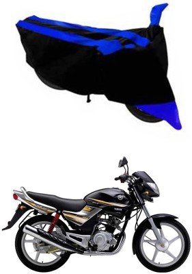 RONISH Two Wheeler Cover for Yamaha(Libero G5, Black, Blue)