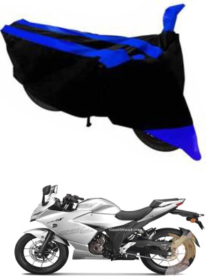 RONISH Two Wheeler Cover for Suzuki(Gixxer 250, Black, Blue)