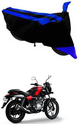 RONISH Two Wheeler Cover for Bajaj(V15, Black, Blue)