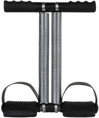kbsales Double Spring Waist Trimmer-Abs Exerciser-Body Toner-Fat Buster- Multipurpose Ab Exerciser(Black, Silver)