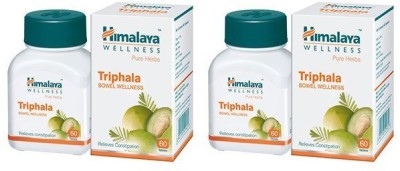 HIMALAYA Triphala Bowel Wellness with Relieves Constipation (120 Tablets)(Pack of 2)