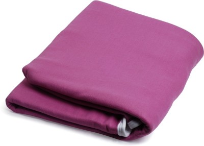 Warm Hug Solid Double Electric Blanket for  Heavy Winter(Polyester, Purple)
