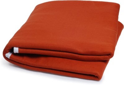 Warm Hug Solid Double Electric Blanket for  Heavy Winter(Polyester, Rusty Orange)