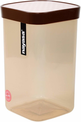 NAYASA Plastic Grocery Container  - 1500 ml(Pack of 6, Grey)