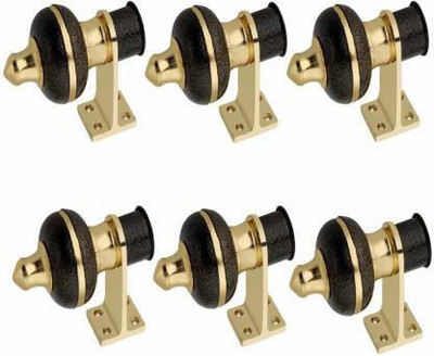Dr. Homz N Kitch Multicolor Rod Rail Bracket Metal(Pack of 6)