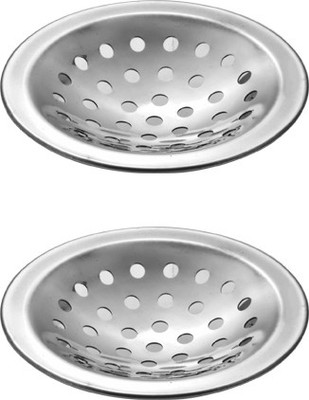 tantia Floor Stainless Steel Pop-Up Strainer(12.7 cm Set of 2)