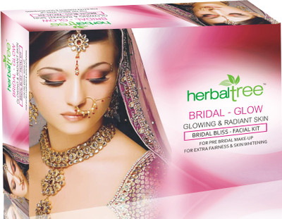 Herbal Tree Bridal Facial Kit for Extra Fairness & Skin Whitening(420 g)