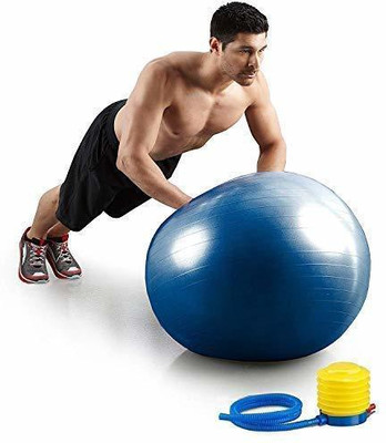 DITCAFOS Exercise Printed Heavy Duty Non-Slip Stability Anti Burst Commercial Gym Ball Gym Ball(With Pump)