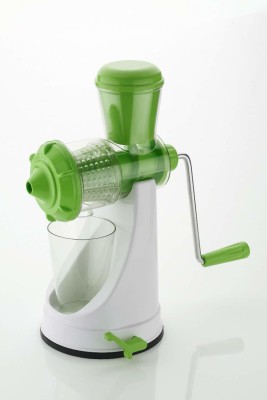 madhu store Plastic Hand Juicer for Fruits and Vegetables with Steel Handle Vacuum Locking System,Shake, Smoothies, Travel Juicer for Fruits and Vegetables Hand Juicer(Green)