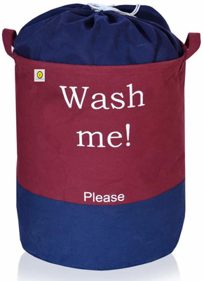 YELLOW WEAVES 50 L Multicolor Laundry Basket(Polyester)