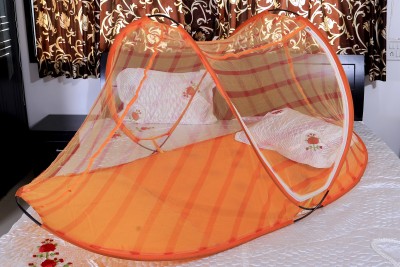RIDDHI Nylon Adults 35mtrtent3x6_orange Mosquito Net(Orange, Tent)