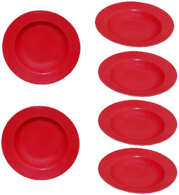 Birdie Handmade Ceramic Soup/Maggie/Macaroni/Pasta Plate 9 Inches Ceramic/Stoneware Charger Plate(6 Charger Plate)