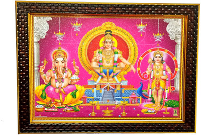 FRAMTASTIC LORD AYYAPPA Religious Frame