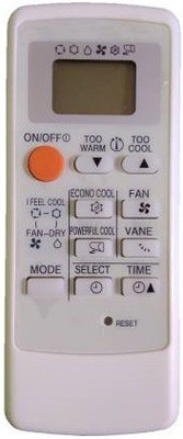 Bidas 122 AC Remote Compatible for AC Mitsubishi Remote Controller (White) MITSUBISHI Remote Controller(White)