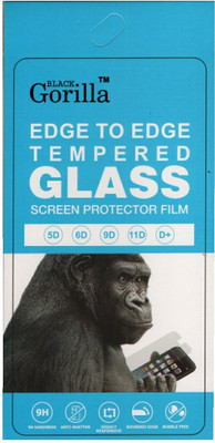 Black Gorilla Edge To Edge Tempered Glass for Infinix Hot 10(Pack of 1)