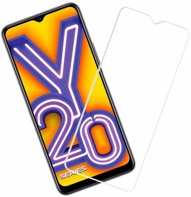 TINGTONG Tempered Glass Guard for Vivo Y20A(Pack of 1)