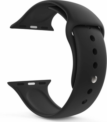 CASEKOO WATCH strap 38mm 40mm black silicone Smart Watch Strap(Black)