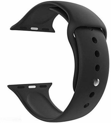 Like Star Premium Quality Replacement _Strap Silicone 42-44 MM Smart Watch Strap(Black)