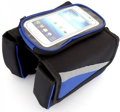 SHIVEXIM Bicycle Front Frame Touch Screen Bag Pouch Holder For Under 5.7 Inch Mobile Phone(Frame Bag)