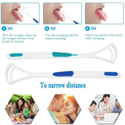hinik Plastic Tongue Cleaner(Pack of 2)