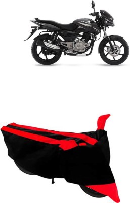 RONISH Two Wheeler Cover for Bajaj(Pulsar 150, Black, Red)