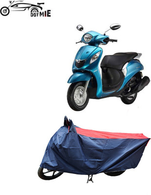 Mdstar Waterproof Two Wheeler Cover for Yamaha(Fascino, Blue, Red)