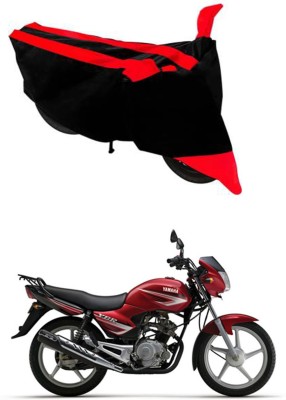 RONISH Two Wheeler Cover for Yamaha(YBR 110, Black, Red)