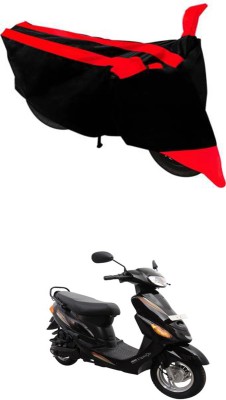 RONISH Two Wheeler Cover for Hero(Electric E-Sprint, Black, Red)