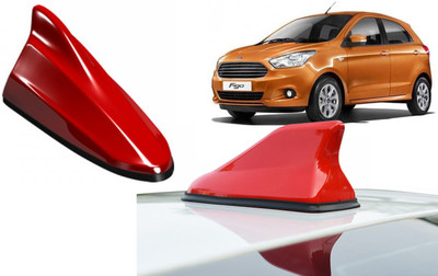 Auto Kite R7S94 Red Shark Fin Replacement Signal (AM/FM)Receiver Antenna For Figo 2015 Hidden Vehicle Antenna