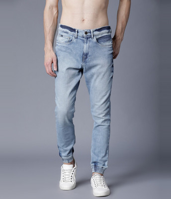 HIGHLANDER Jogger Fit Men White, Blue Jeans