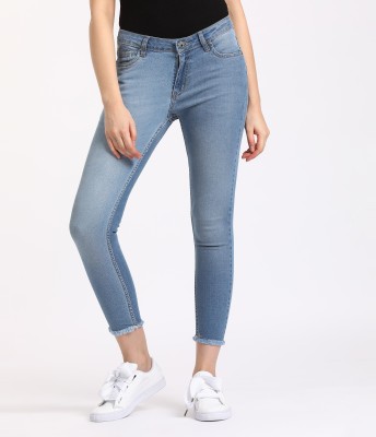 PEOPLE Skinny Women Blue Jeans