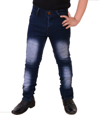 GUCHU Slim Boys Blue Jeans