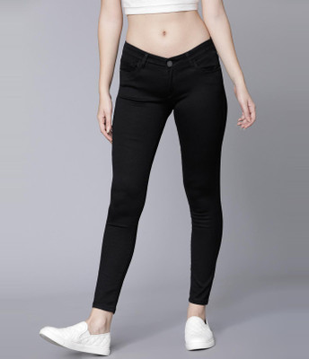 TYFFYN Slim Women Black Jeans