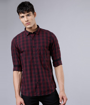 HIGHLANDER Men Checkered Casual Multicolor Shirt