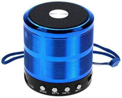 Worricow WS-887 Mini Bluetooth Speaker with FM Radio, Memory Card Slot 5 W Bluetooth Speaker(Multicolor, Stereo Channel)