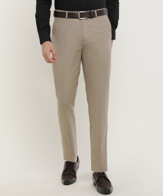 raymond-regular-fit-men-beige-trousers