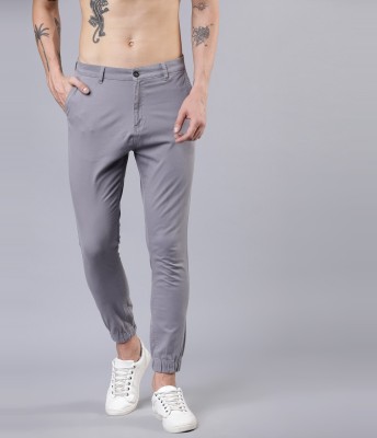 HIGHLANDER Slim Fit Men Grey Trousers