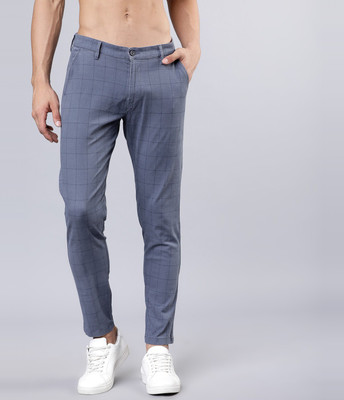 HIGHLANDER Slim Fit Men Blue Trousers