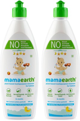 Mamaearth Plant-Based Multi Purpose Cleanser For Babies - PACK OF 2 (500ML X2) (White)