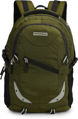 provogue-spacy-unisex-backpack-with-rain-cover-and-reflective-strip-35-l-laptop-backpackgreen