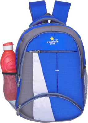 PERFECT STAR b2 colleg bag royal blue withepatthi raincover 30 L Laptop Backpack(Blue, White, Grey)