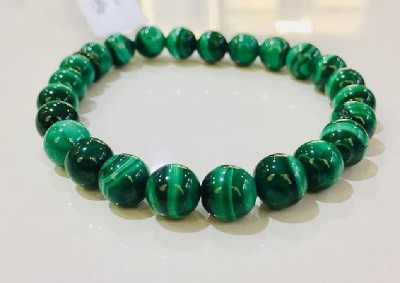 gemtre Stone, Crystal Beads, Malachite Bracelet