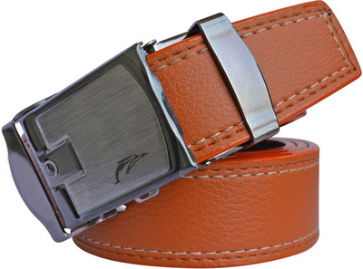 SunShopping Men Casual Tan Synthetic Belt